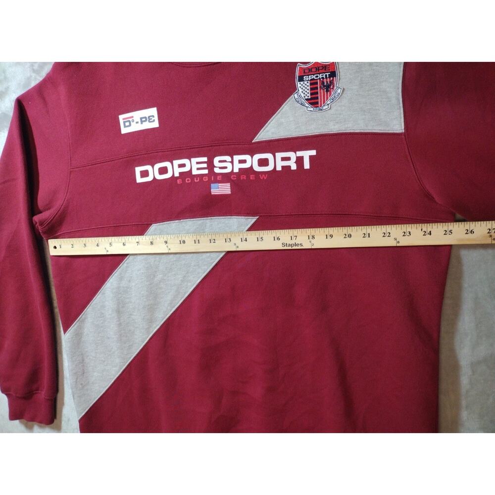 DOPE SPORT BOUGIE CREW Men Size 2XL Pullover Sweatshirt - Picture 6 of 14